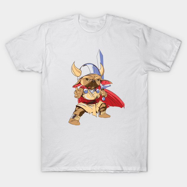 Viking Pug T-Shirt-TOZ